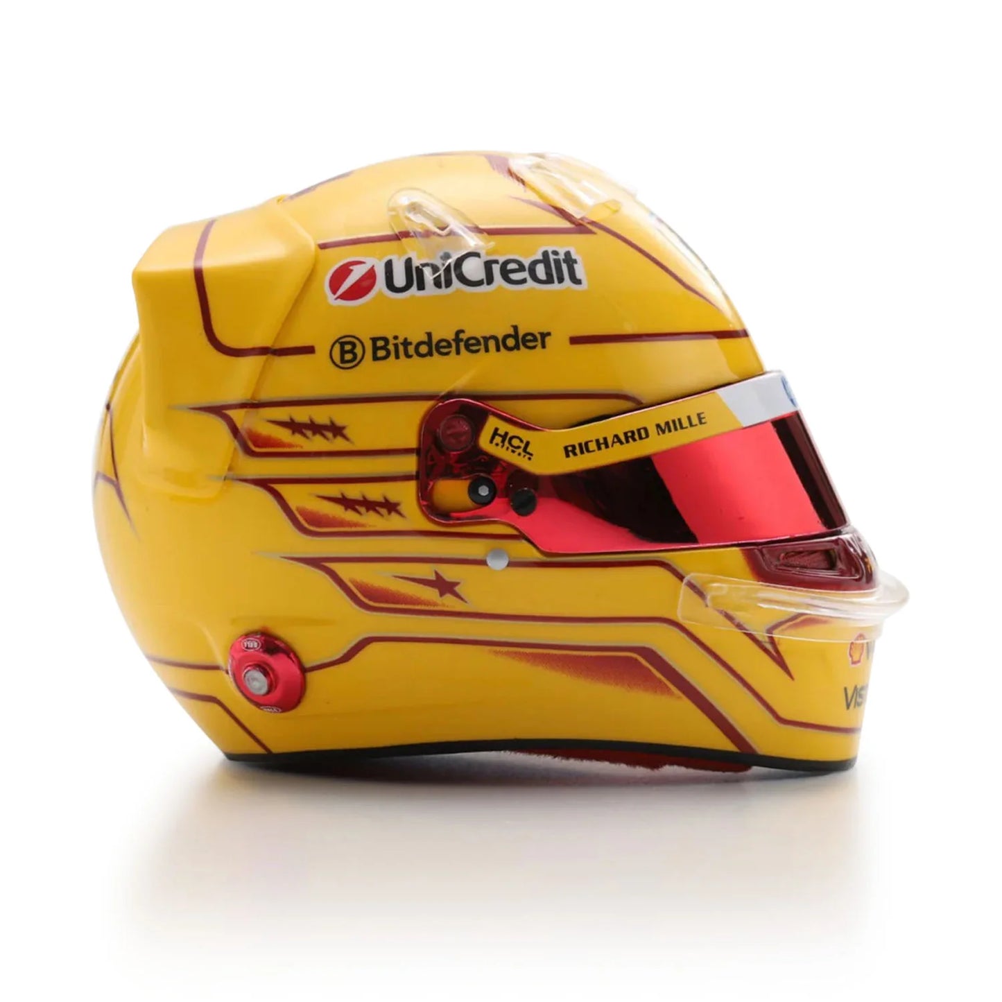 MINI HELMET IN SCALE 1:5 LEWIS HAMILTON SCUDERIA FERRARI 2025 LIMITED EDITION