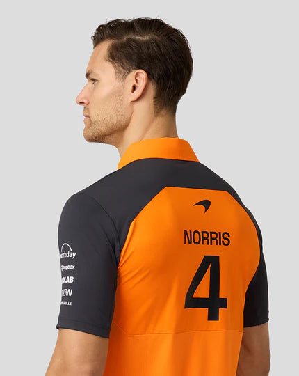 Mclaren Men's Team Polo Shirt Lando Norris Aut Glory – 2025 Edition