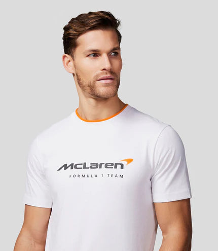 Mclaren Men's/Kid's Core Essentials Performance Tee White – 2025 Edition