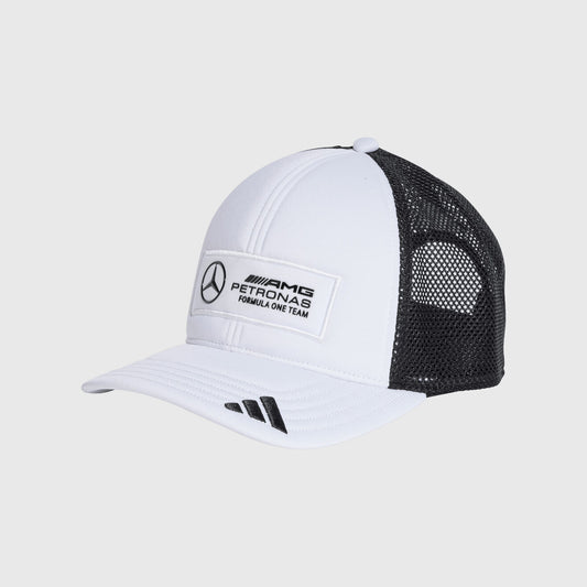 Mercedes-Amg Petronas F1 Team Trucker Race Cap White