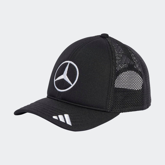 Mercedes F1 Team Snapback Star Trucker Race Cap Black