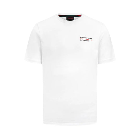 Porsche Motorsport Penske Car Graphic Performance Tee White – 2025 Edition