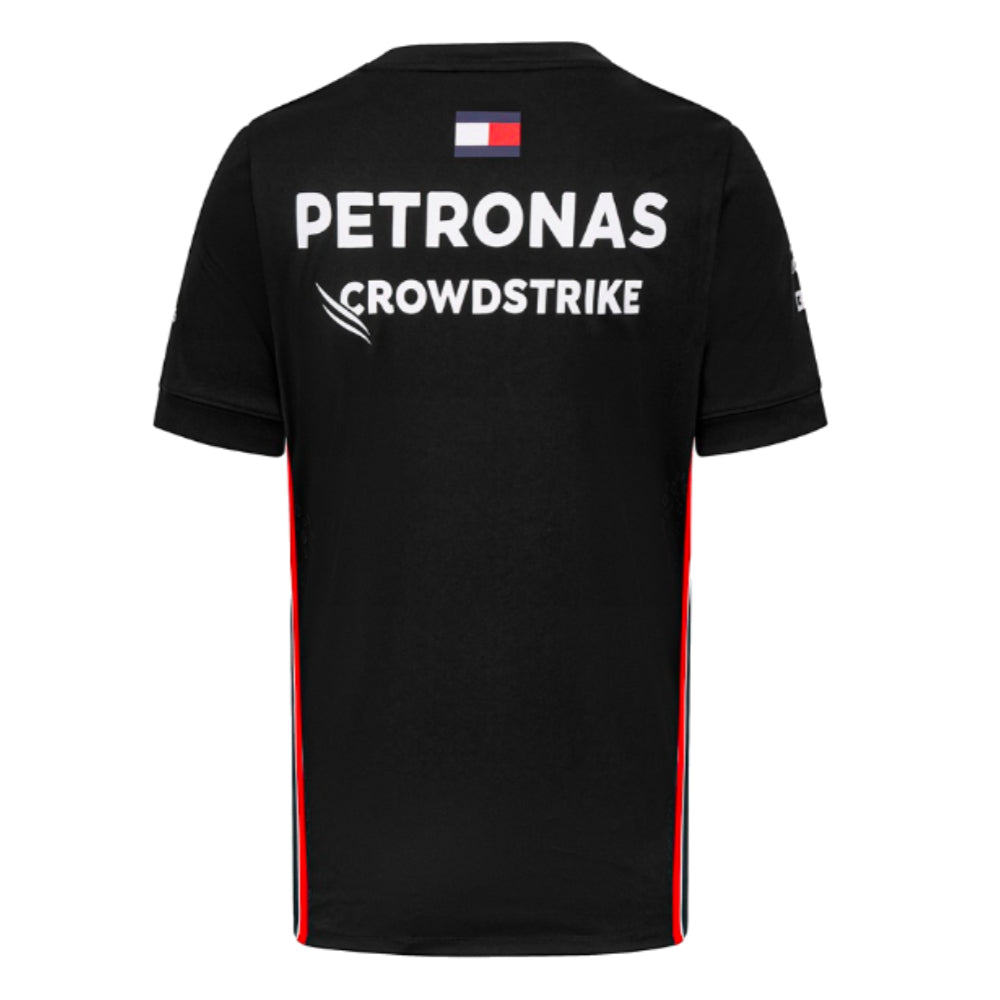 MERCEDES AMG PETRONAS F1  MENS DRIVER TEE 2023 (BLACK/WHITE)