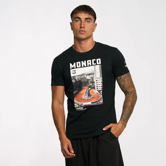 Ayrton Senna F1 Legacy Series Tee - Monaco Black – 2025 Edition