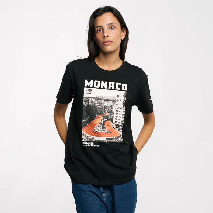 Ayrton Senna F1 Legacy Series Tee - Monaco Black – 2025 Edition