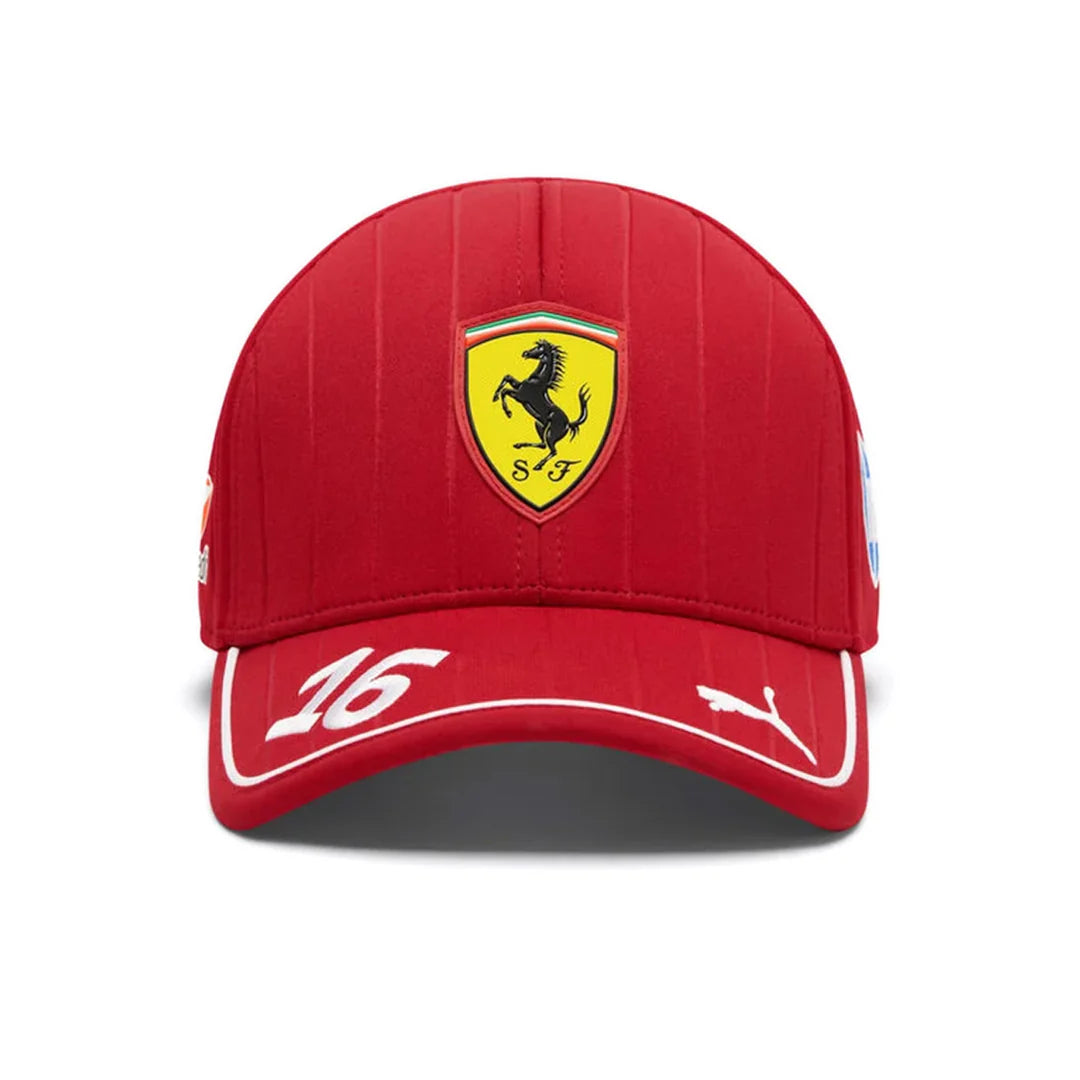 Scuderia Ferrari Leclerc Race Cap Dark Cherry