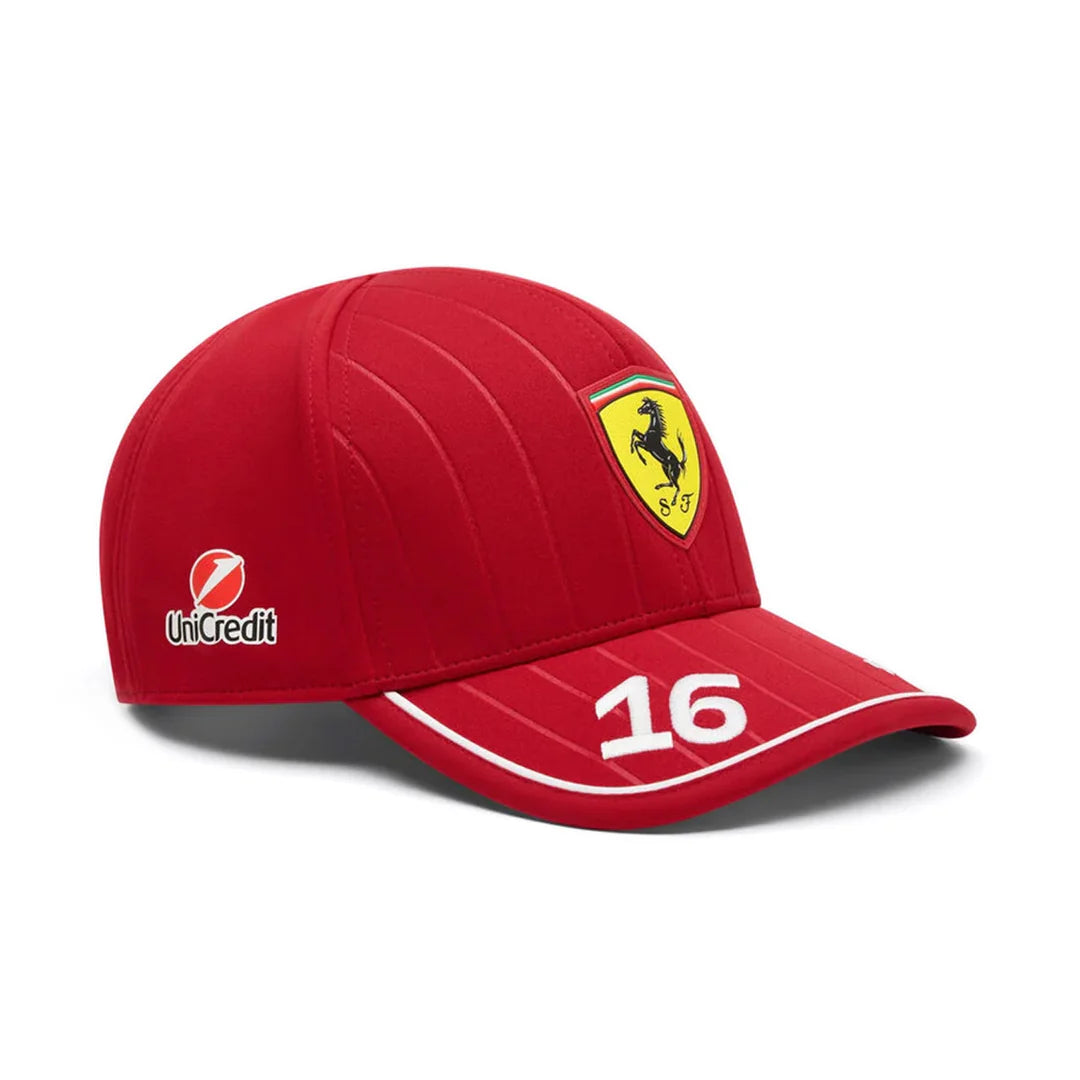 Scuderia Ferrari Leclerc Race Cap Dark Cherry