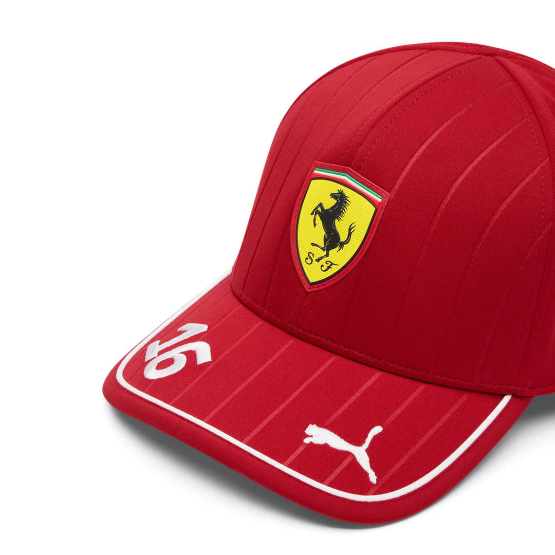 Scuderia Ferrari Leclerc Race Cap Dark Cherry
