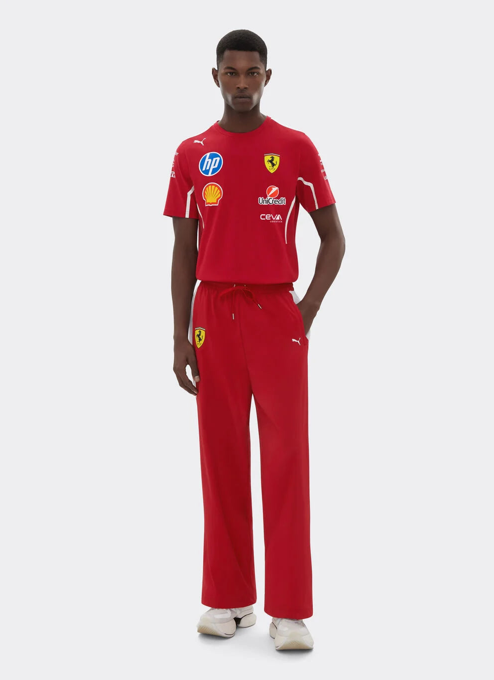Scuderia Ferrari Team Performance Tee Dark Cherry – 2025 Edition