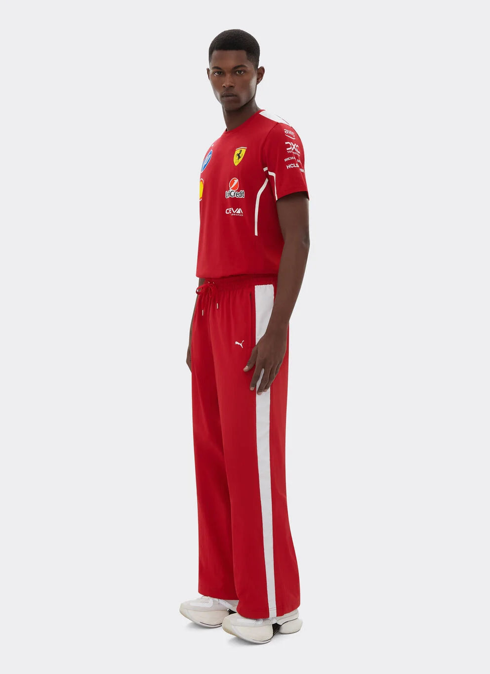 Scuderia Ferrari Team Performance Tee Dark Cherry – 2025 Edition