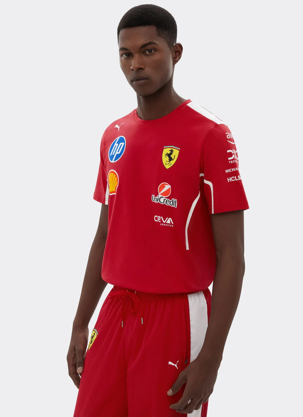 Scuderia Ferrari Team Performance Tee Dark Cherry – 2025 Edition