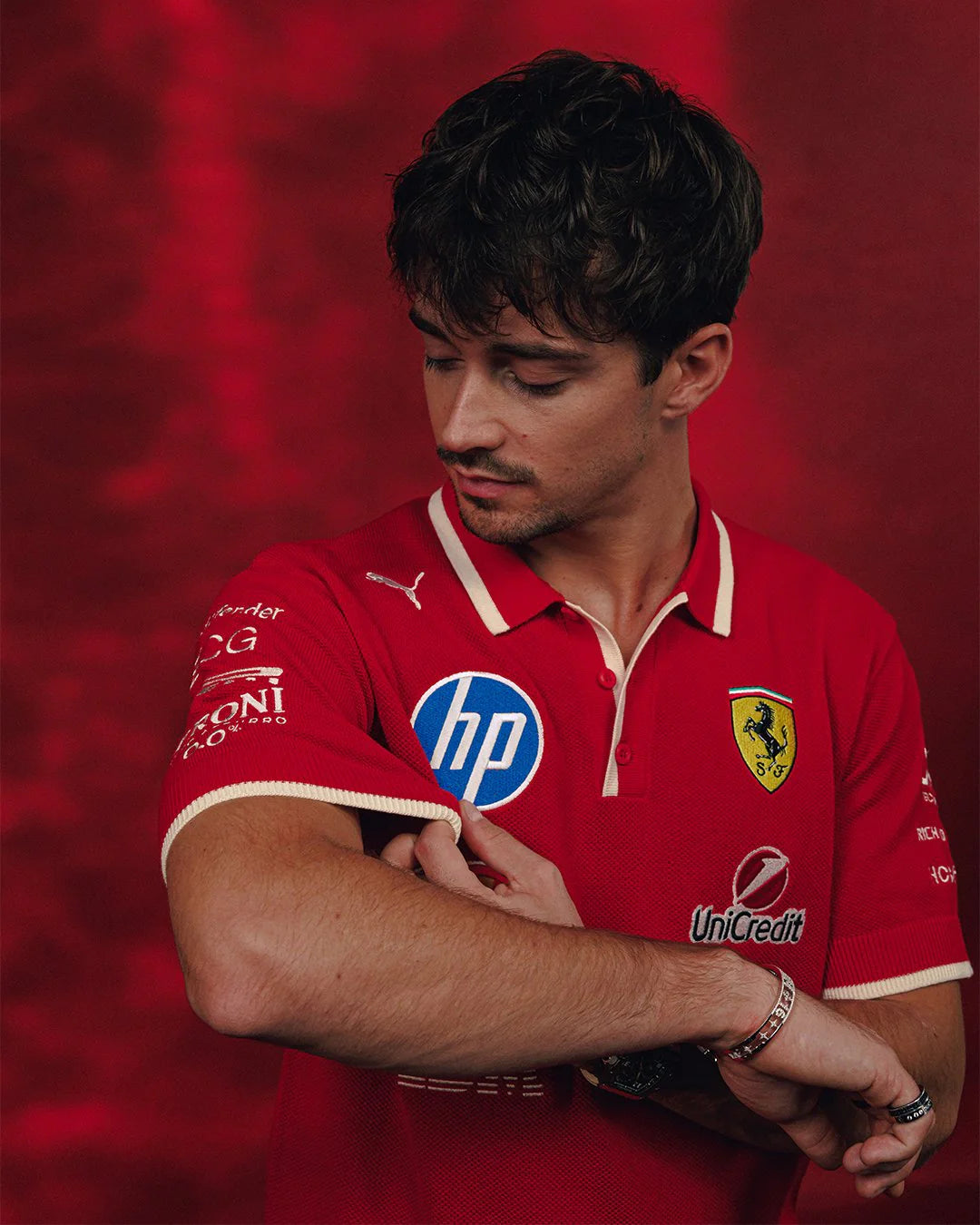 Scuderia Ferrari Team Special Edition Team Polo China Dark Cherry – 2025 Edition
