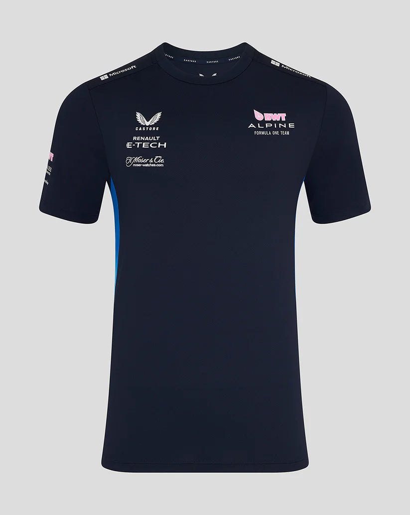 ALPINE F1 RP MENS TEAM SET UP TEE DARK SAPPHIRE