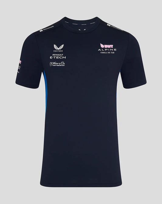 ALPINE F1 RP MENS TEAM SET UP TEE DARK SAPPHIRE