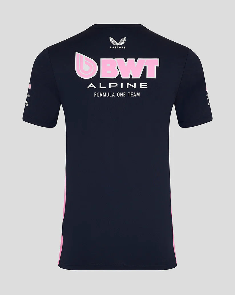 ALPINE F1 RP MENS TEAM SET UP TEE DARK SAPPHIRE