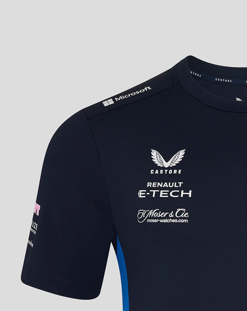 ALPINE F1 RP MENS TEAM SET UP TEE DARK SAPPHIRE