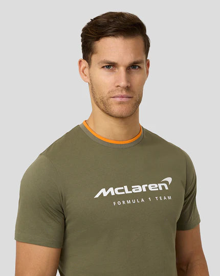 MCLAREN FORMULA 1 MENS CORE ESSENTIALS T-SHIRT GREEN