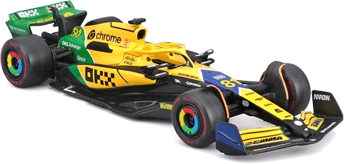 1:43 McLaren Diecast Model MCL38 – #4 & #81 by Bburago Senna Version (Monaco GP)
