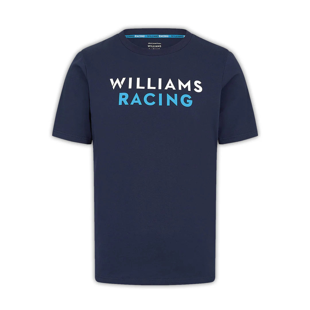 Williams Racing Men's Logo Performance Tee Navy – 2025 Edition