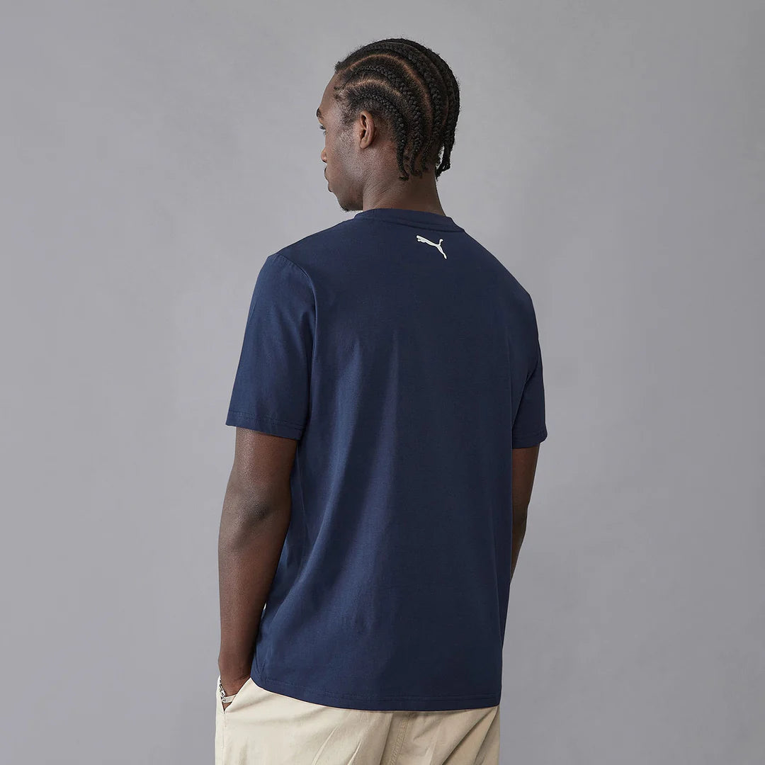 Williams Racing Men's Logo Performance Tee Navy – 2025 Edition