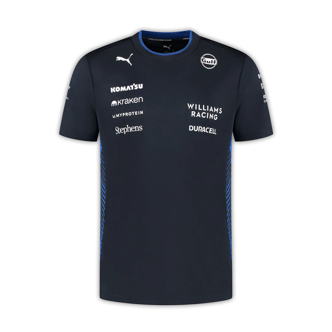 Williams Racing Performance Tee Navy – 2025 Edition