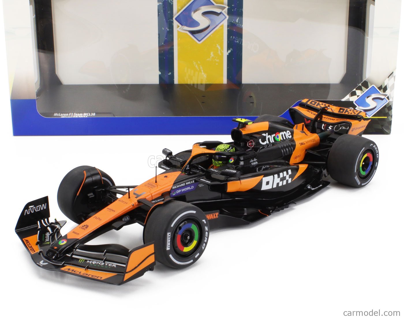 1:18 MCLAREN MCL38 NORRIS MIAMI GP 2024