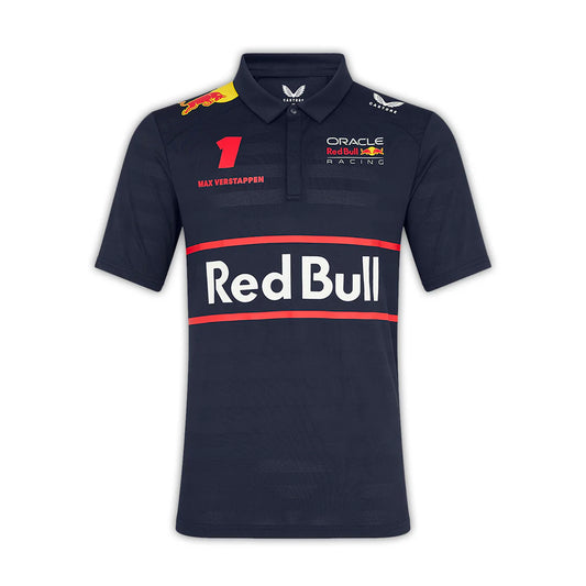 Red Bull Racing Men's Team Polo Shirt Verstappen Night Sky – 2025 Edition