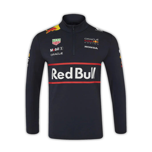 Red Bull Racing Unisex Team 1/4 Zip Midlayer Night Sky – 2025 Edition