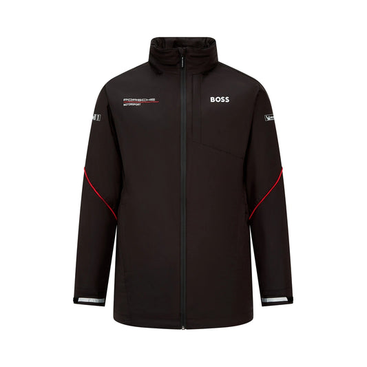 Porsche Motorsport Team Rain Track Jacket Black – 2025 Edition