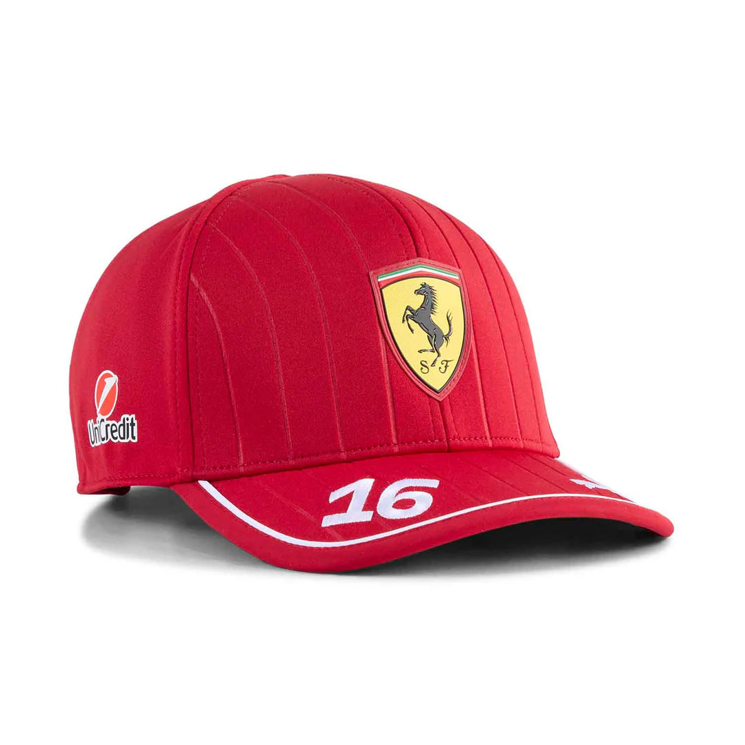 Scuderia Ferrari Kids Leclerc/Hamilton Race Cap Dark Cherry