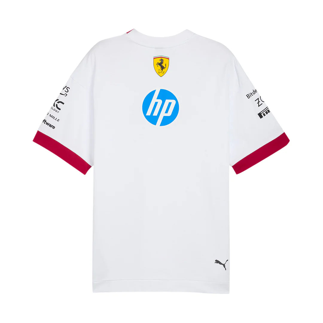 Scuderia Ferrari Drivers Oversized Performance Tee – White