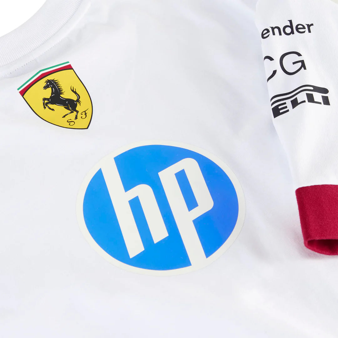 Scuderia Ferrari Drivers Oversized Performance Tee – White