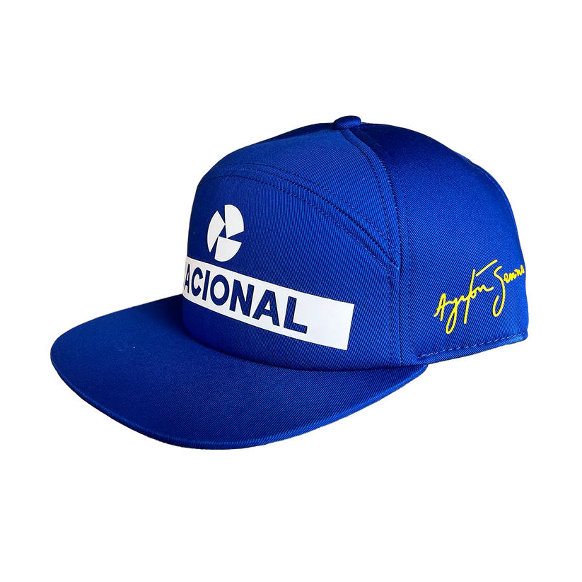Ayrton Senna F1 Legacy Series Nacional 1984 Original Race Cap Blue