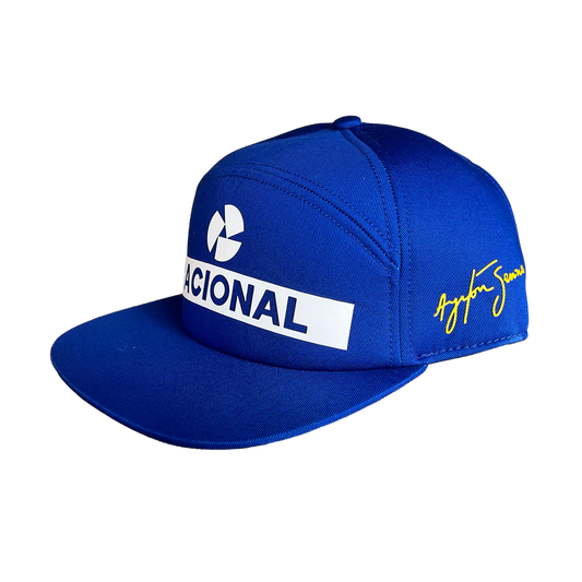 Ayrton Senna F1 Legacy Series Nacional 1984 Original Race Cap Blue