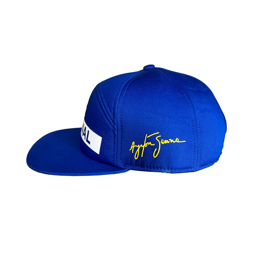 Ayrton Senna F1 Legacy Series Nacional 1984 Original Race Cap Blue