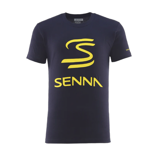 Ayrton Senna F1 Legacy Series Tee Men's Navy – 2025 Edition