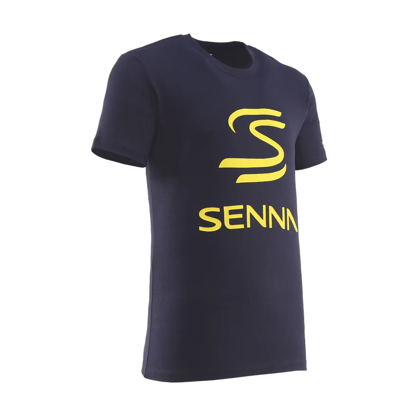 Ayrton Senna F1 Legacy Series Tee Men's Navy – 2025 Edition