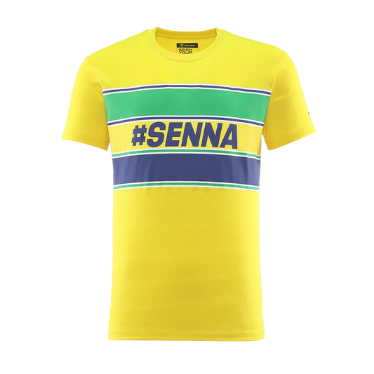 Ayrton Senna F1 Legacy Series Tee Men's Yellow – 2025 Edition