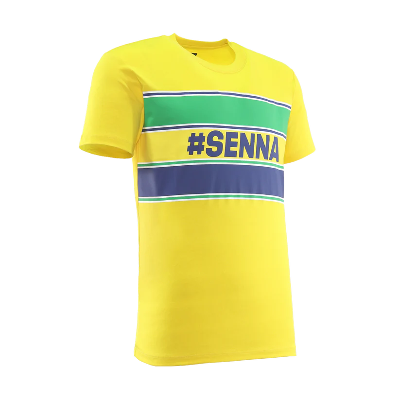 Ayrton Senna F1 Legacy Series Tee Men's Yellow – 2025 Edition