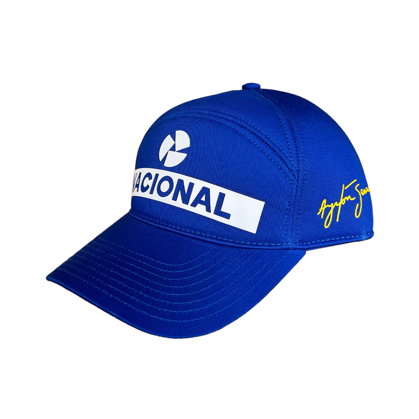 Ayrton Senna F1 Legacy Series Nacional Replica Race Baseball Cap