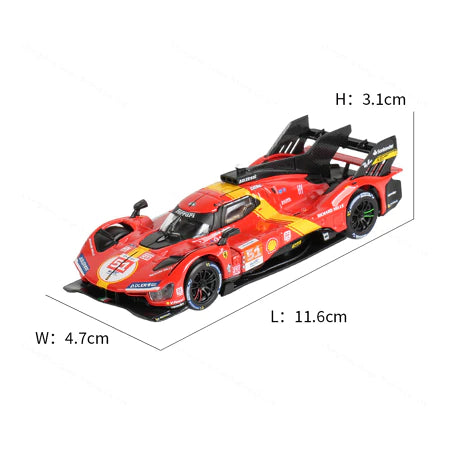 1:43 Ferrari LemansFerrari 499P Diecast Model –  by Bburago